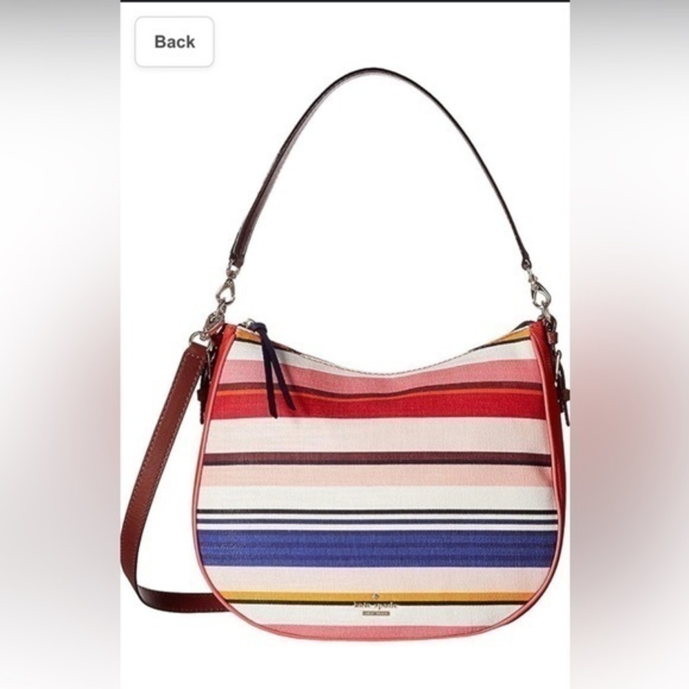 Kate Spade New York Women's Cobble Hill Fabric Mylie Multi Stripe Handbag